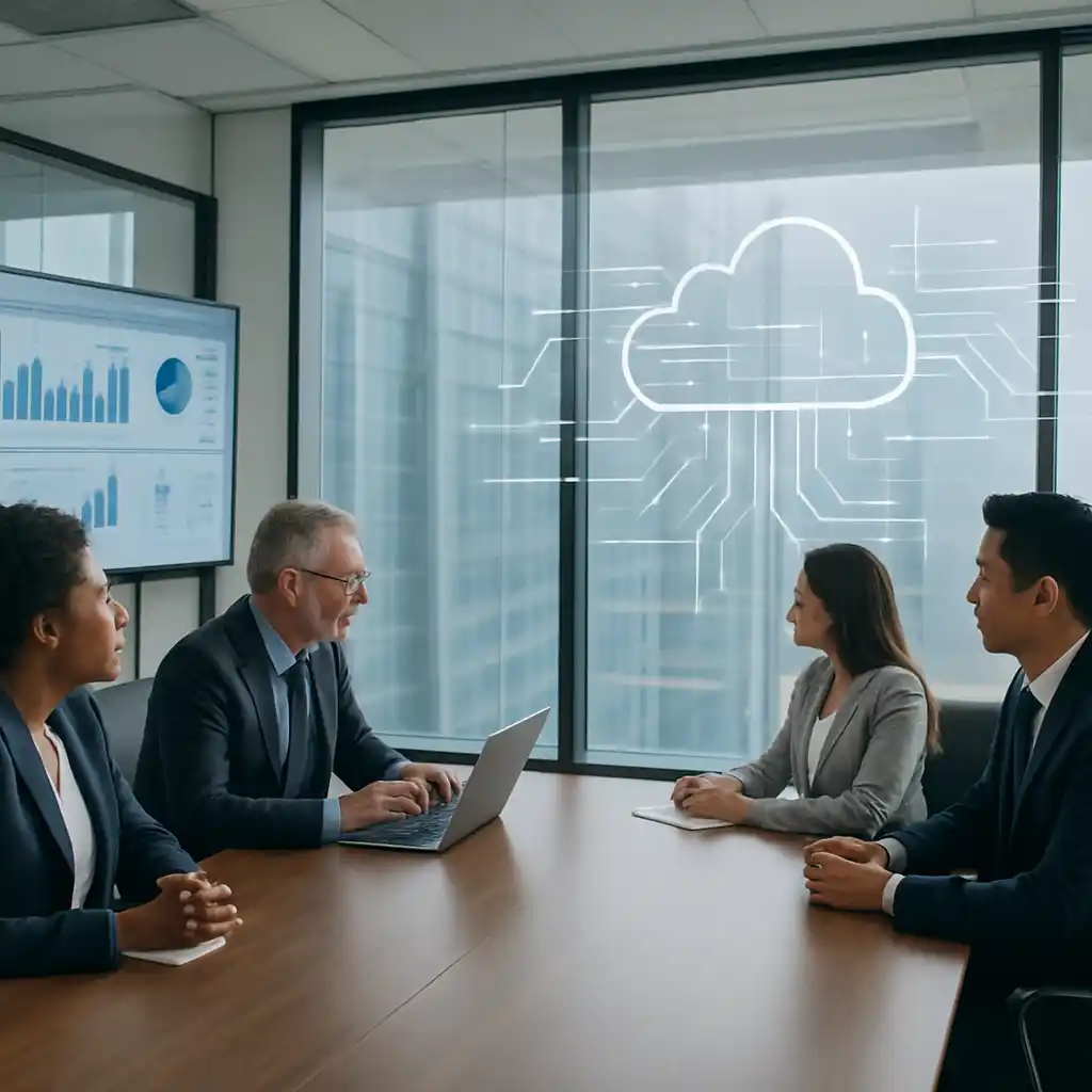 Estrategia de innovación tecnológica empresarial 2025 en una organización digital