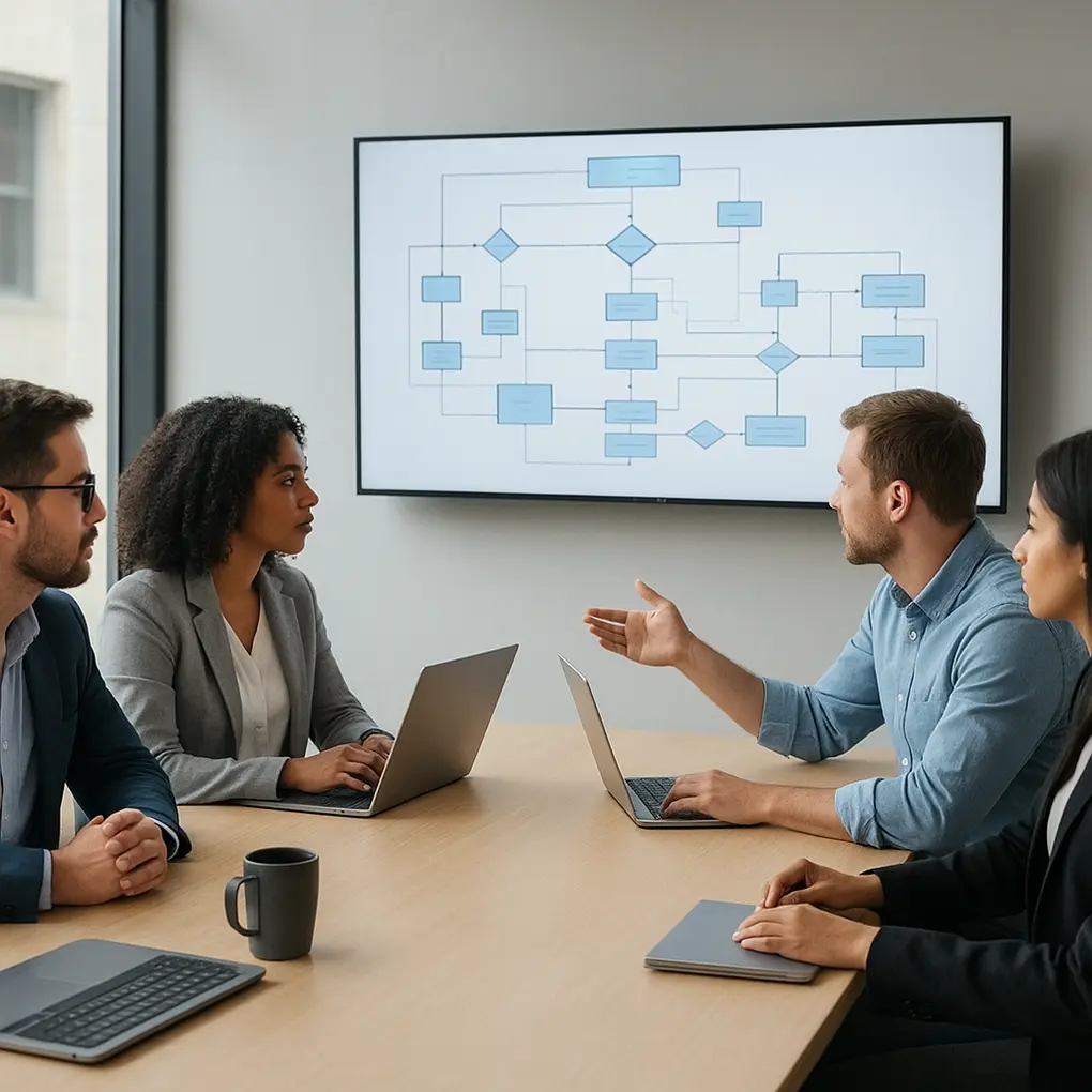 migración SAP S/4HANA en un equipo de TI revisando arquitectura y procesos